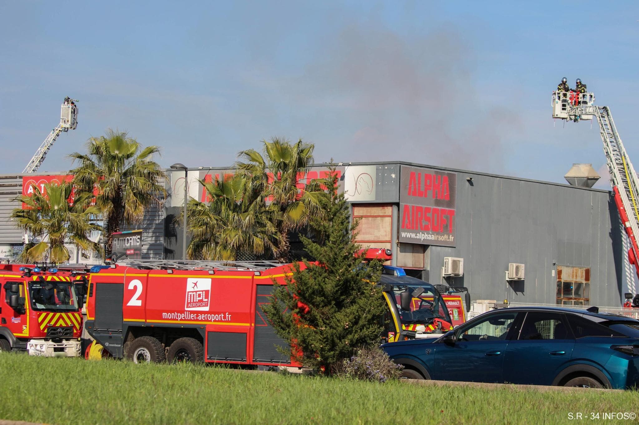 MAUGUIO : Un incendie ravage l’entreprise Savim Manutention.