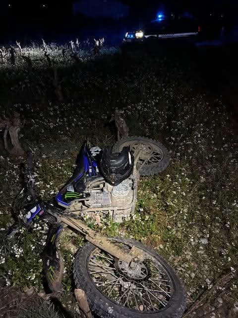 MIREVAL : Course-poursuite et chute pour un mineur en motocross